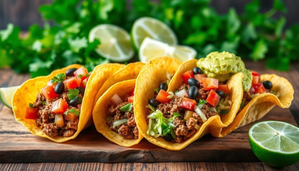 Crispy taco bowls