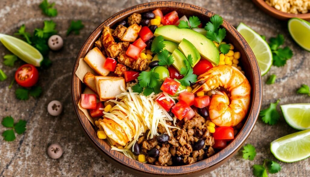 Protein Options for Taco Bowls