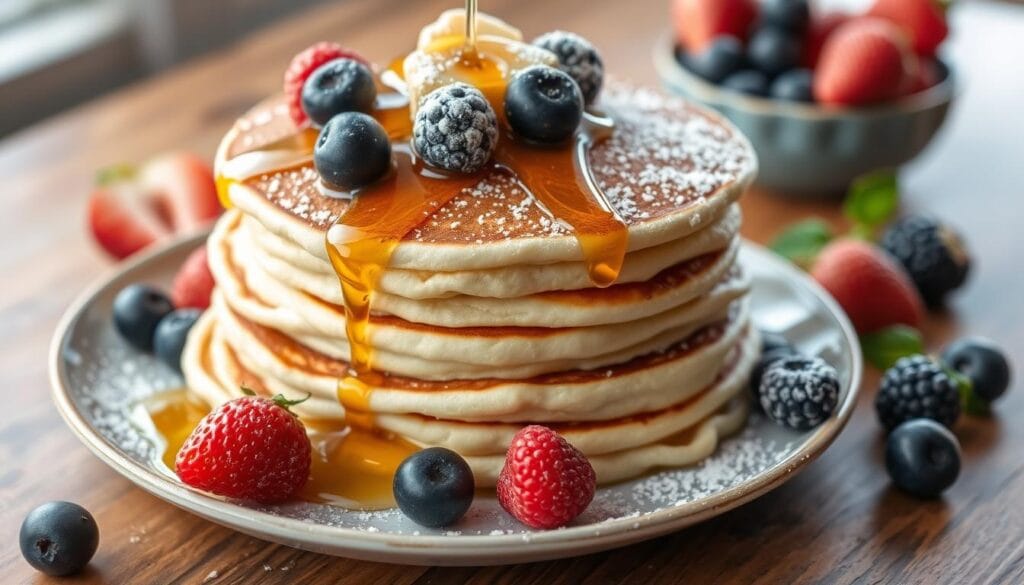 fluffy dairy-free pancakes