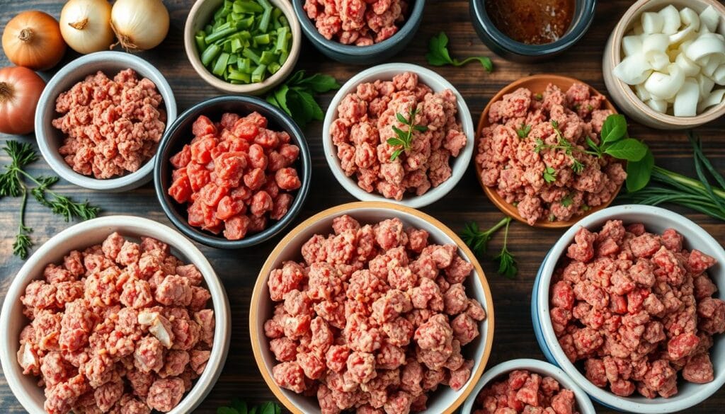 ground beef meat ratio