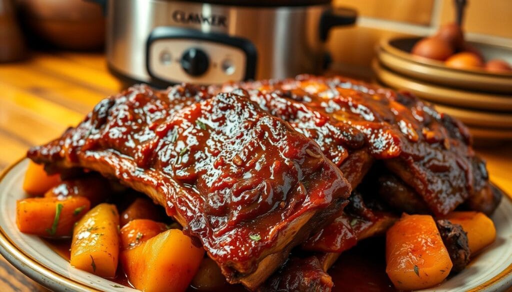 slow cooker beef ribs