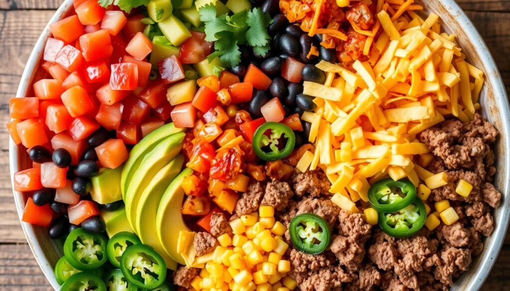 taco bowl fillings