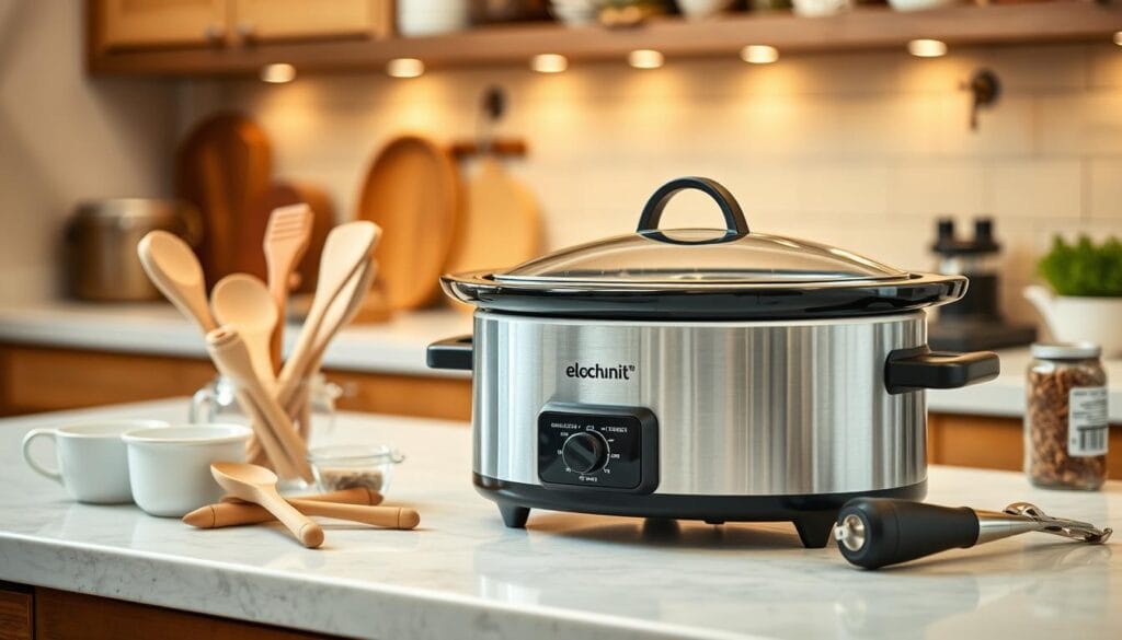 Slow cooker and kitchen tools