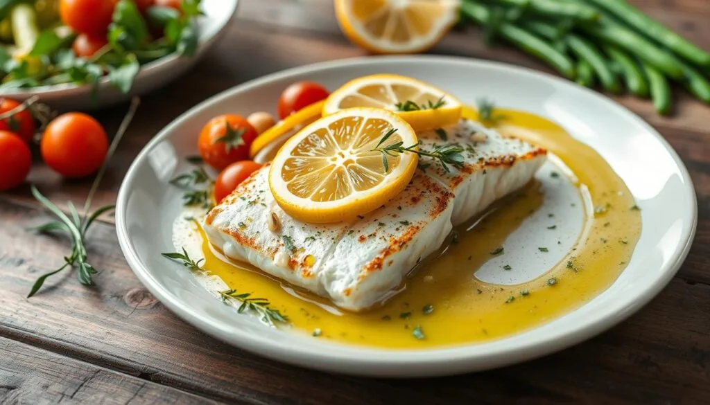 lemon garlic cod