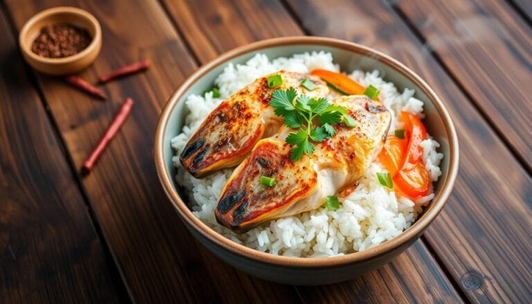 rice with fish